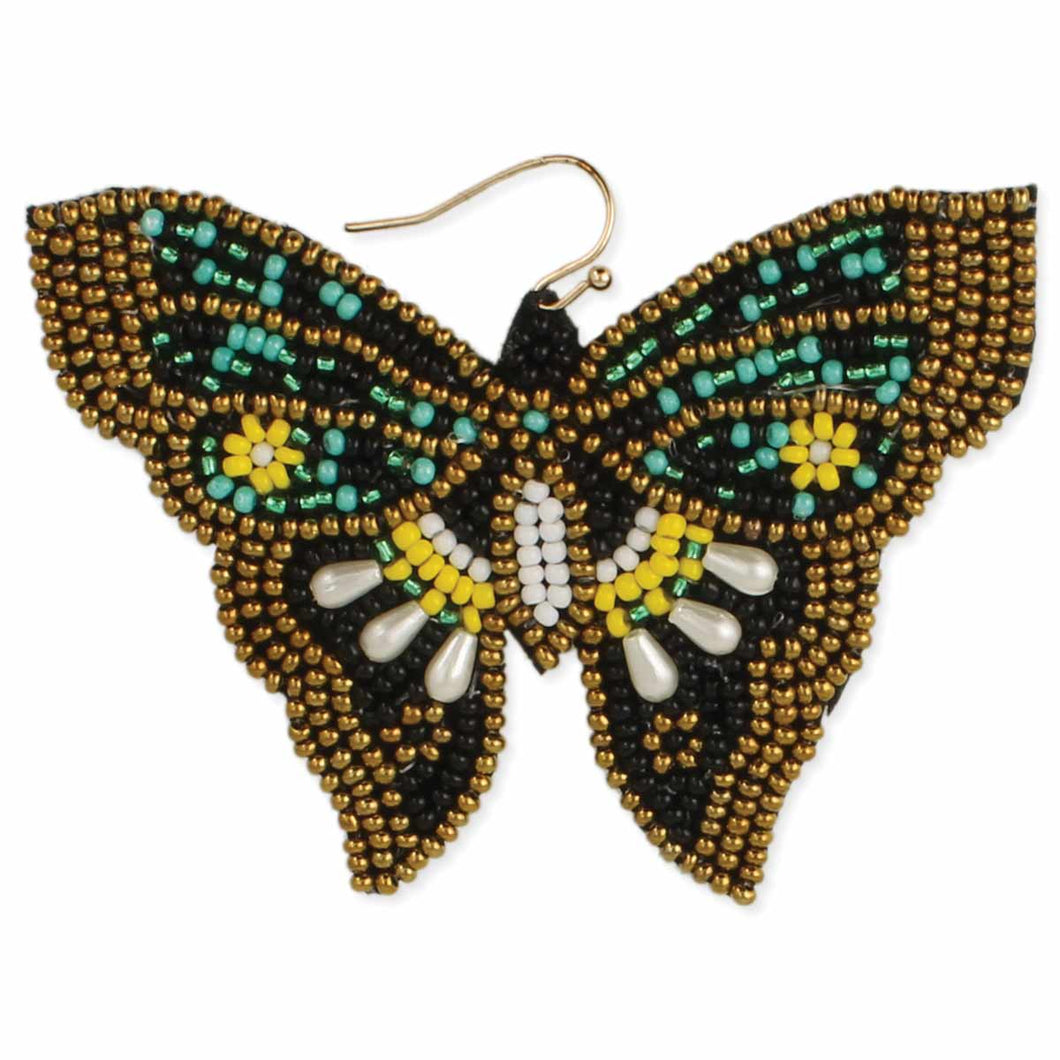 Bead Butterfly Earring