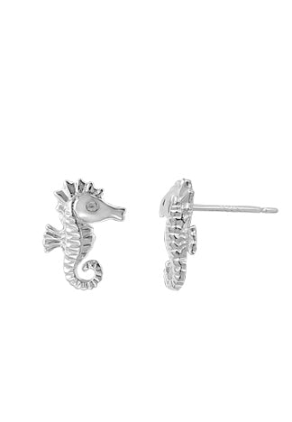 SS Seahorse Stud Earring