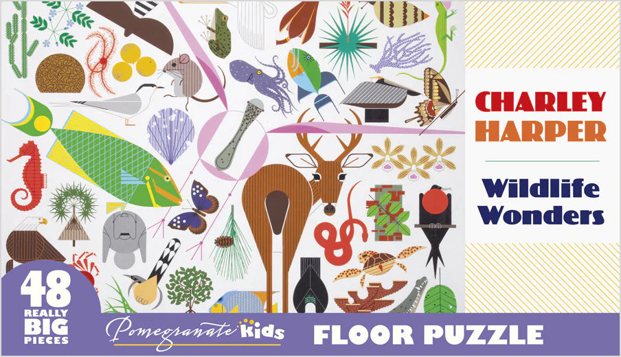 Charley Harper: Wildlife Wonders Floor Puzzle