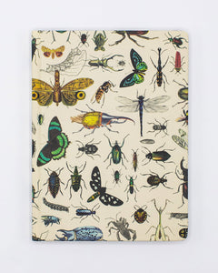 Insect Hardcover Lined/Grid Notebook