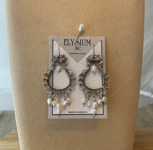 Oxaca Bird with Beads Earring