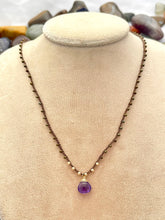 Load image into Gallery viewer, Mineral Facet Necklace
