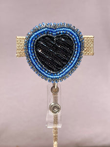 Chumash Beaded Badge Clip