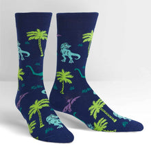 Load image into Gallery viewer, Land of The Dino Men&#39;s Crew Socks
