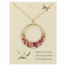 Load image into Gallery viewer, Dried Flower Circle Necklace
