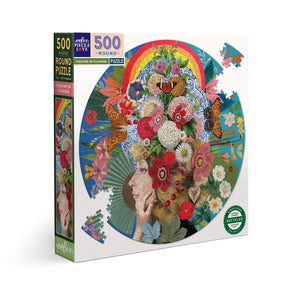 Theatre of Flowers 500pc Round Puzzle