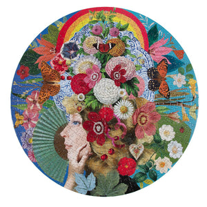 Theatre of Flowers 500pc Round Puzzle
