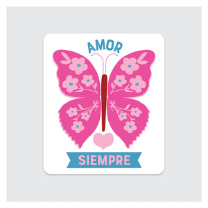 Amor Butterfly Sticker