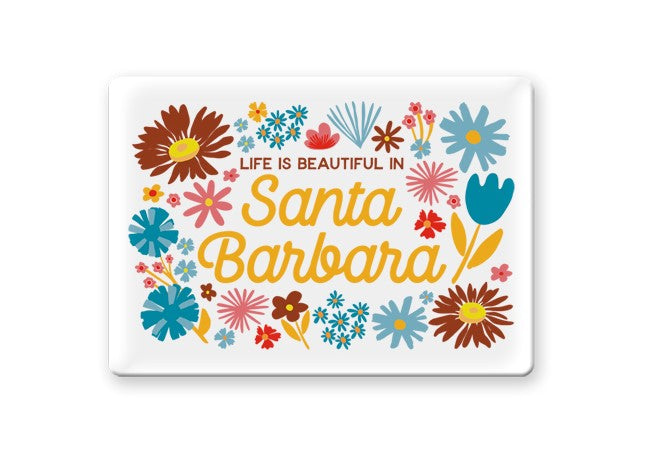 Santa Barbara Wildflower Magnet