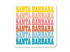 Santa Barbara Sunset Color Sticker