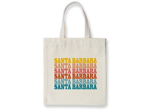 Santa Barbara Sunset Color Tote Bag