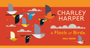 Charley Harper: A Flock of Birds Wall Decor