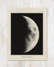Load image into Gallery viewer, Waxing Crescent Moon Card
