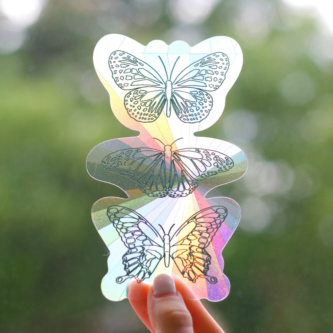 Butterflies Sun Catcher Window Decal