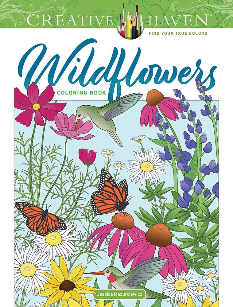 Creative Haven: Wildflowers Coloring Book