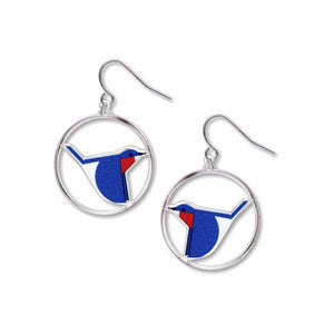 Charley Harper's Bluebird Earrings