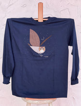 Load image into Gallery viewer, SBMNH Great Horned Owl Adult Long Sleeve Shirt
