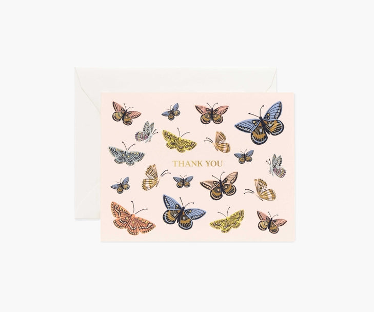 Monarch Thank You Card