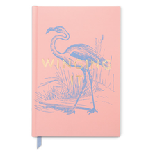 Load image into Gallery viewer, Winging It Flamingo Journal
