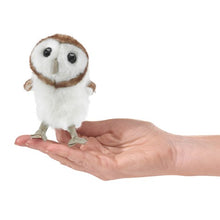 Load image into Gallery viewer, Mini Barn Owl Finger Puppet
