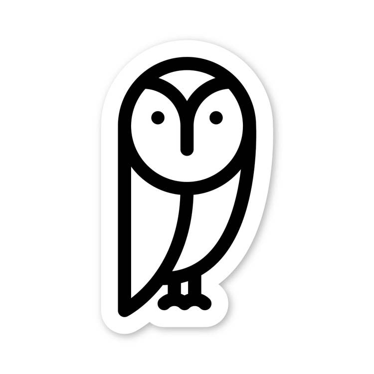 Owl Sticker Fell