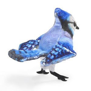 Mini Blue Jay Finger Puppet