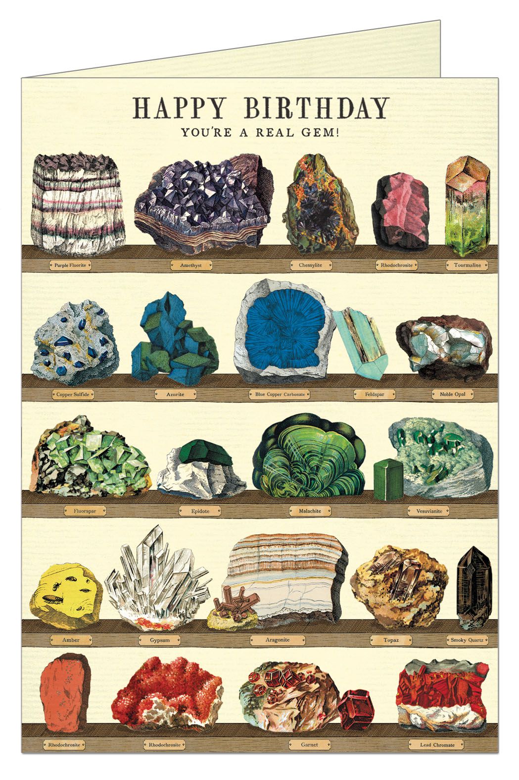Happy Birthday Mineralogie Card