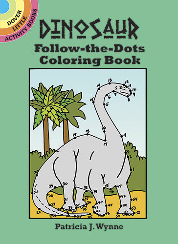 Dinosaur Follow-the-Dots Coloring Book